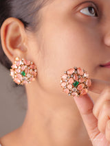 Zarina Stone Cluster Studs