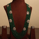 Elegant Ethnic Beaded Necklace Set
