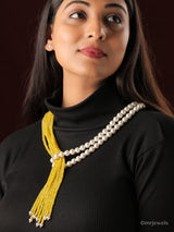 Long Statement Pearl Necklace