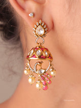 Pearl Drop Dome Jhumkas