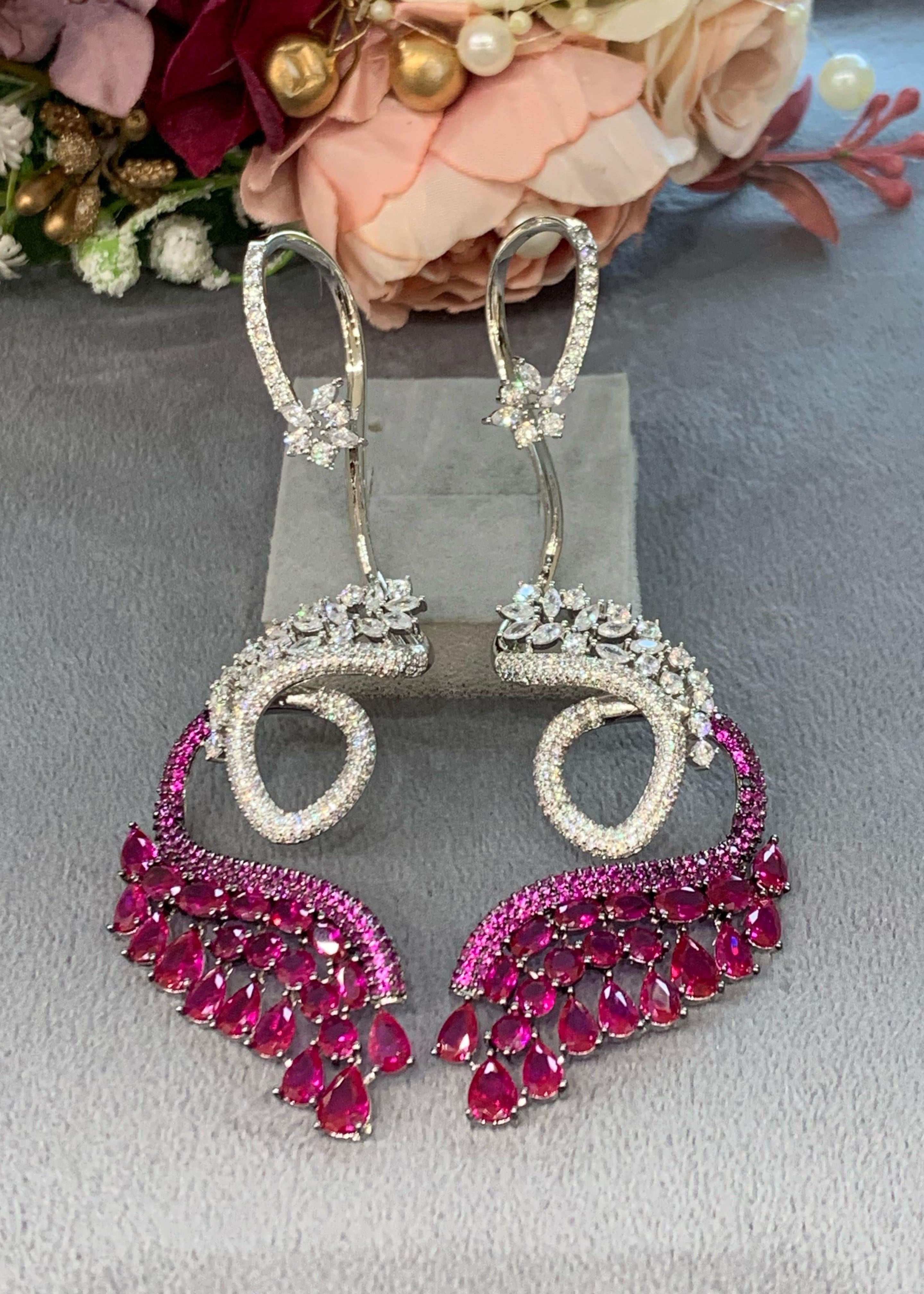 Designer Lux Statement Earrings-Limited Pcs