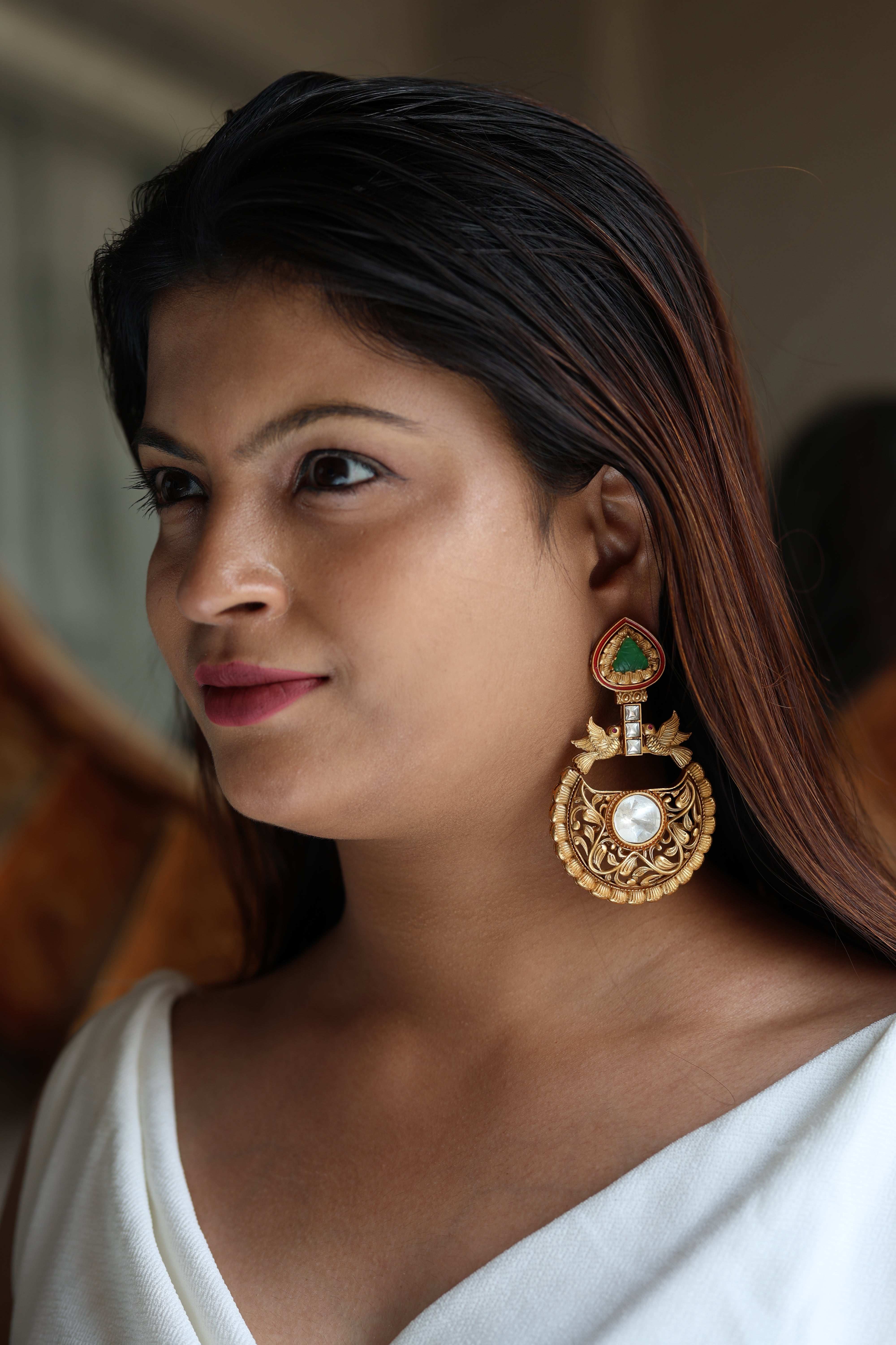 Amarapali Designer Bird Earrings