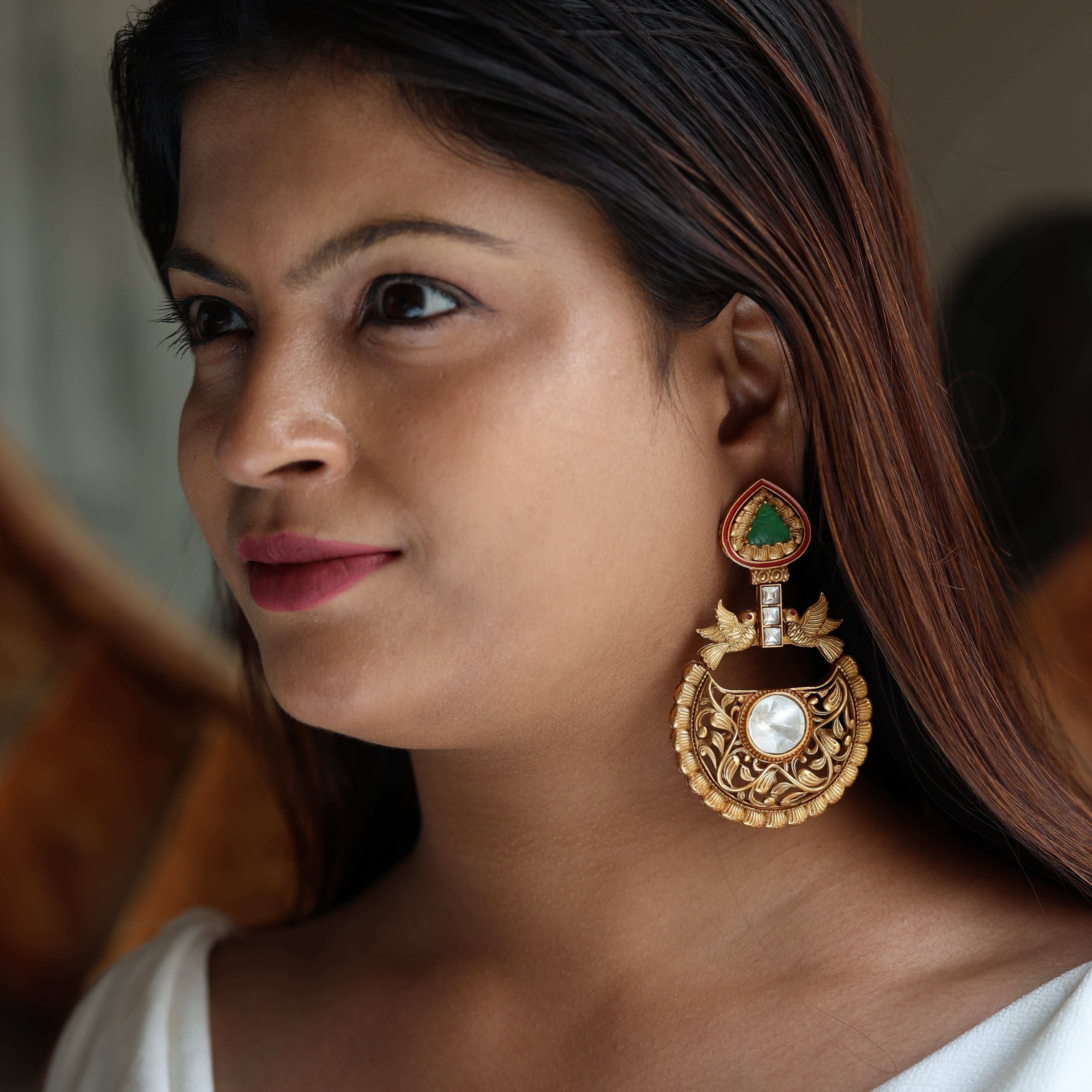 Amarapali Designer Bird Earrings