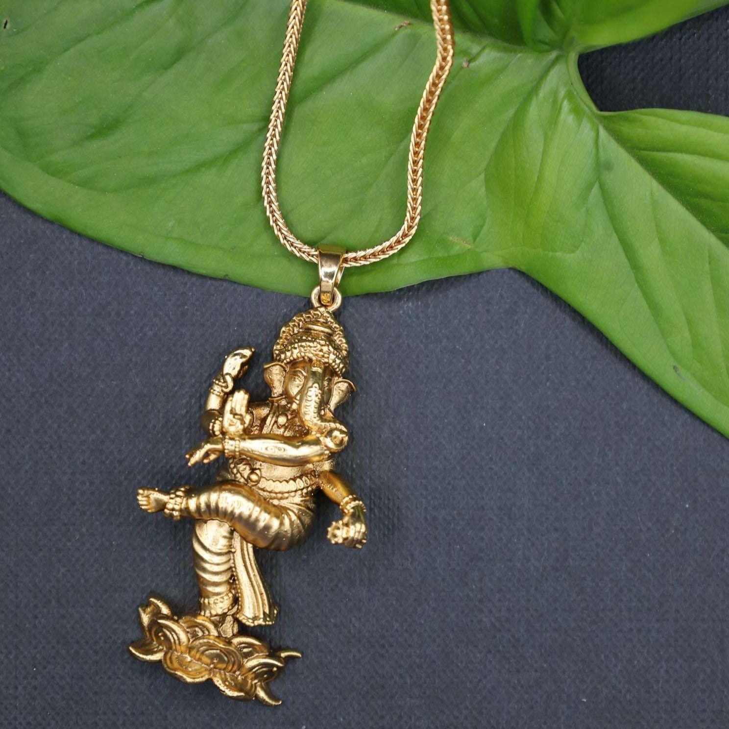 Divine Gold Pendants – Temple Jewellery