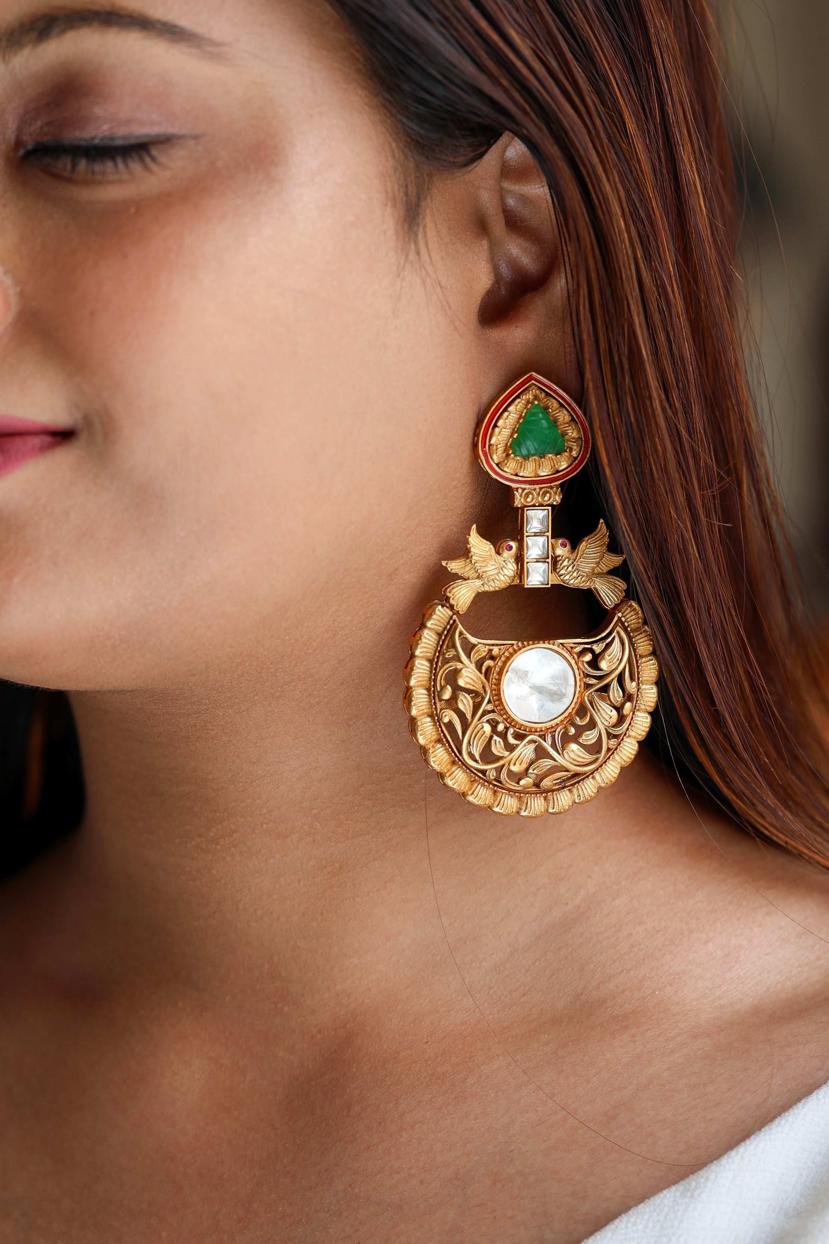 Amarapali Designer Bird Earrings