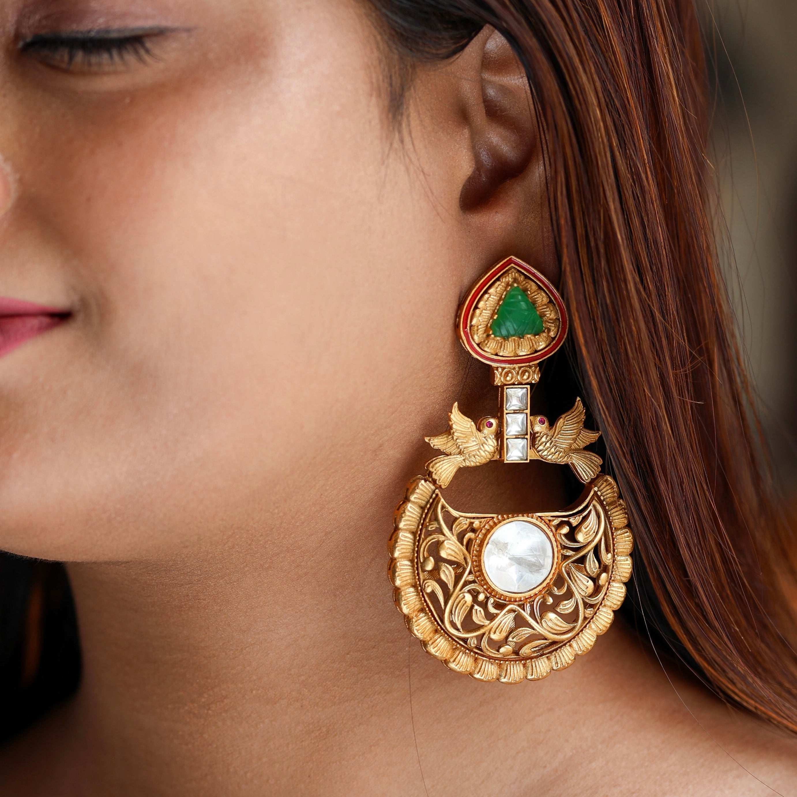 Amarapali Designer Bird Earrings
