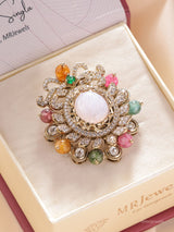 Navrang Royale Polki Cocktail Ring