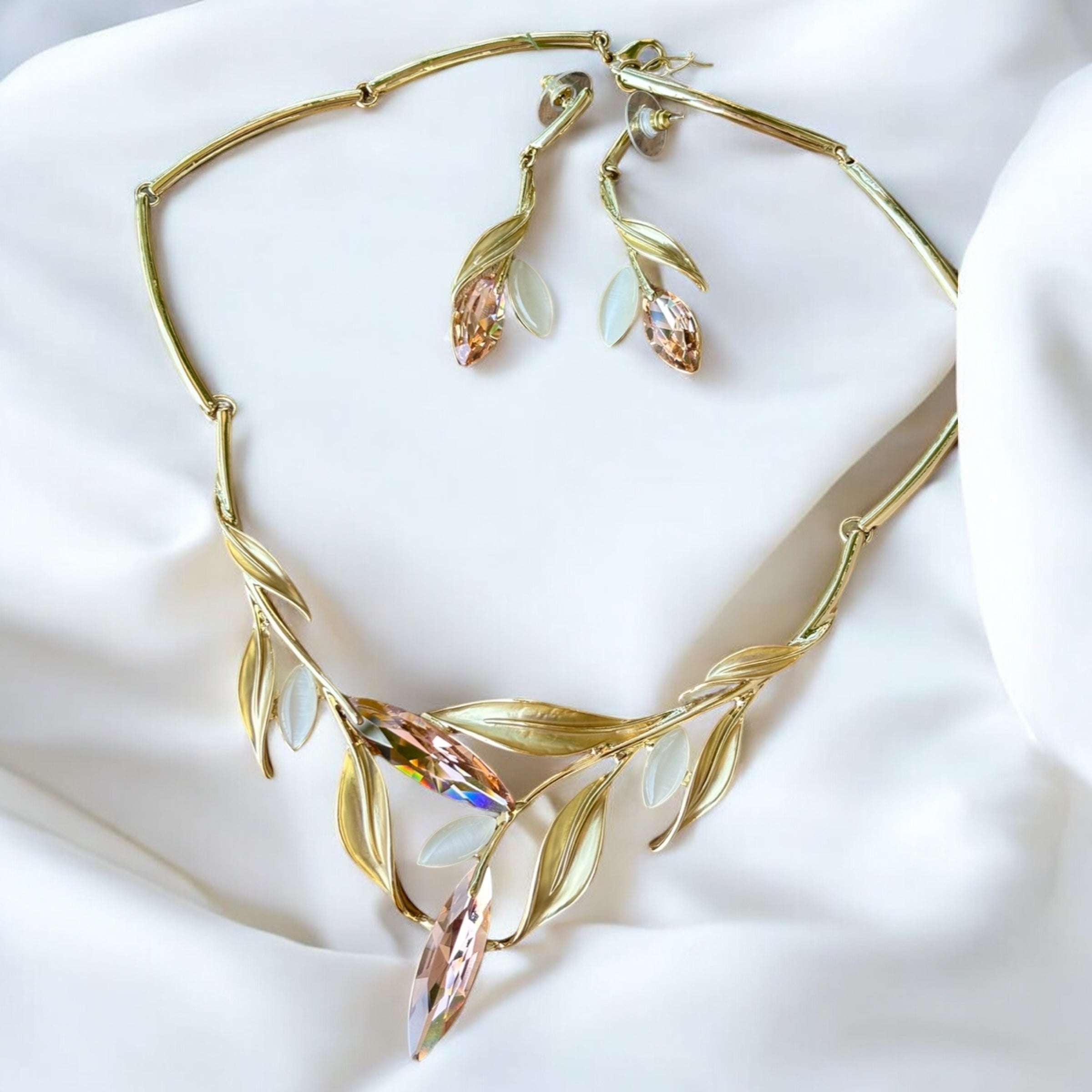 Aurora Vine Crystal Jewellery Set