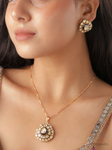 Moissanite Pendant Set