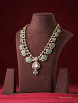 Royal Emerald Polki Groom Necklace