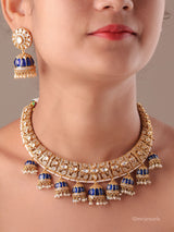 Royal Hasli Kundan Pearl Drop Necklace Set