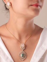 Roselle Crystal Pendant Set