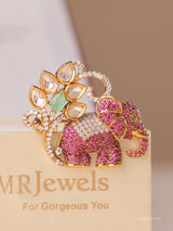 Samaira Elephant Brooch
