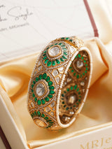 Anaya Antique Polki kundan Kada - openable