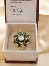 Statement Floral Cocktail Ring