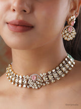 Ridhira Moissanite Choker Necklace Set