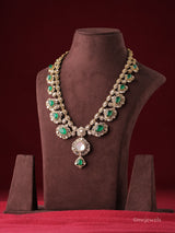 Royal Emerald Polki Groom Necklace