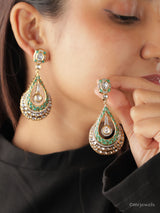 Anvika Kundan Drop Earrings