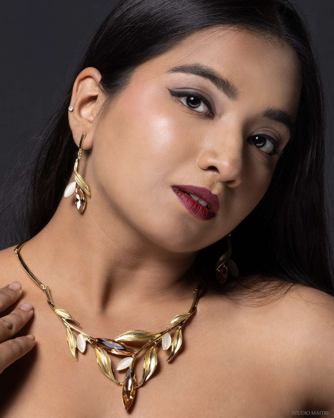 Aurora Vine Crystal Jewellery Set