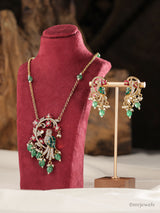 The Mayura Bird Pendant Set