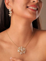 Flora Diamond Pendant Set