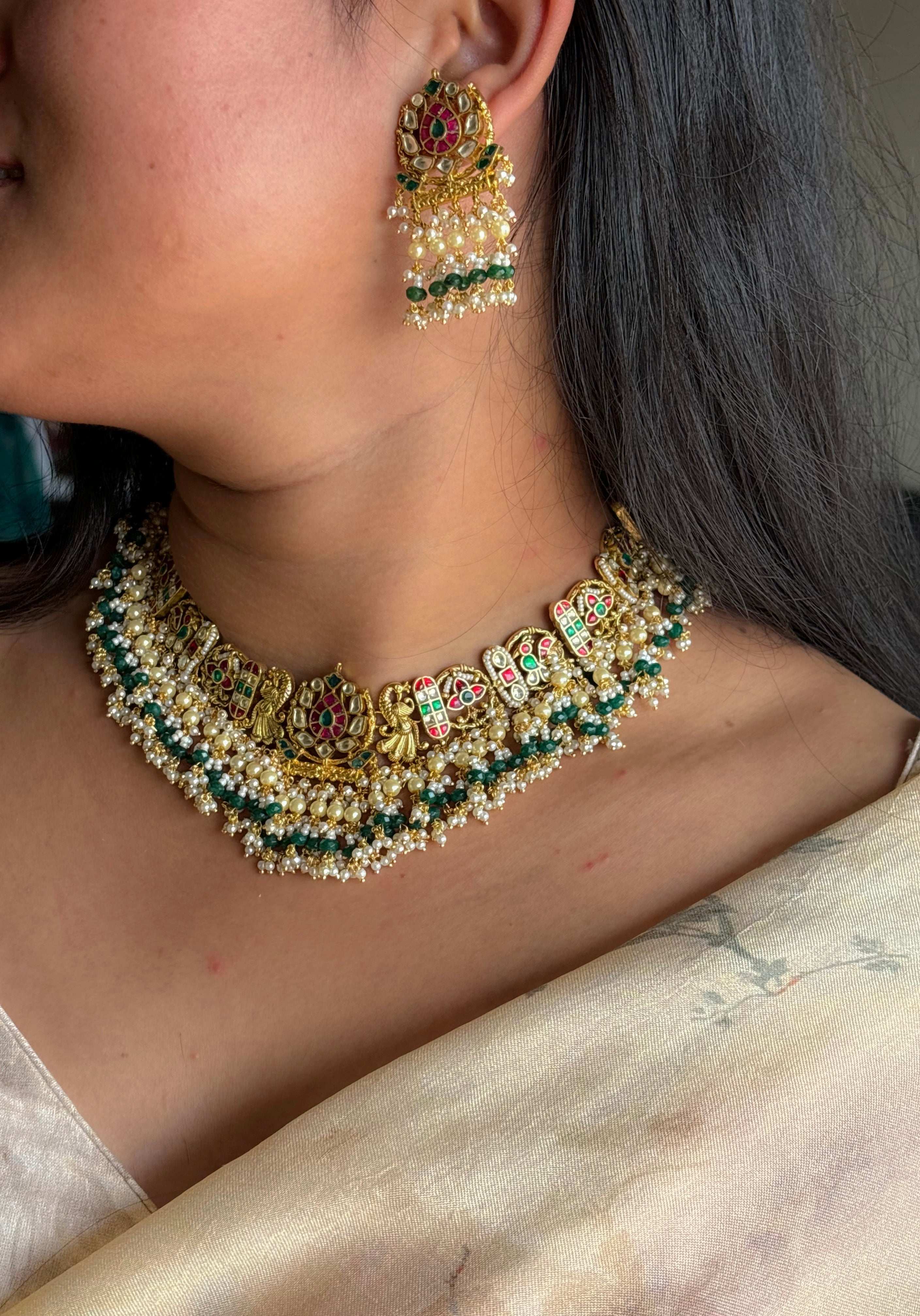 Royal Heritage Exclusive Pachi Kundan Set