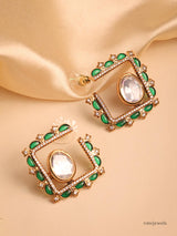 Exquisite Designer Polki Earrings  Studs