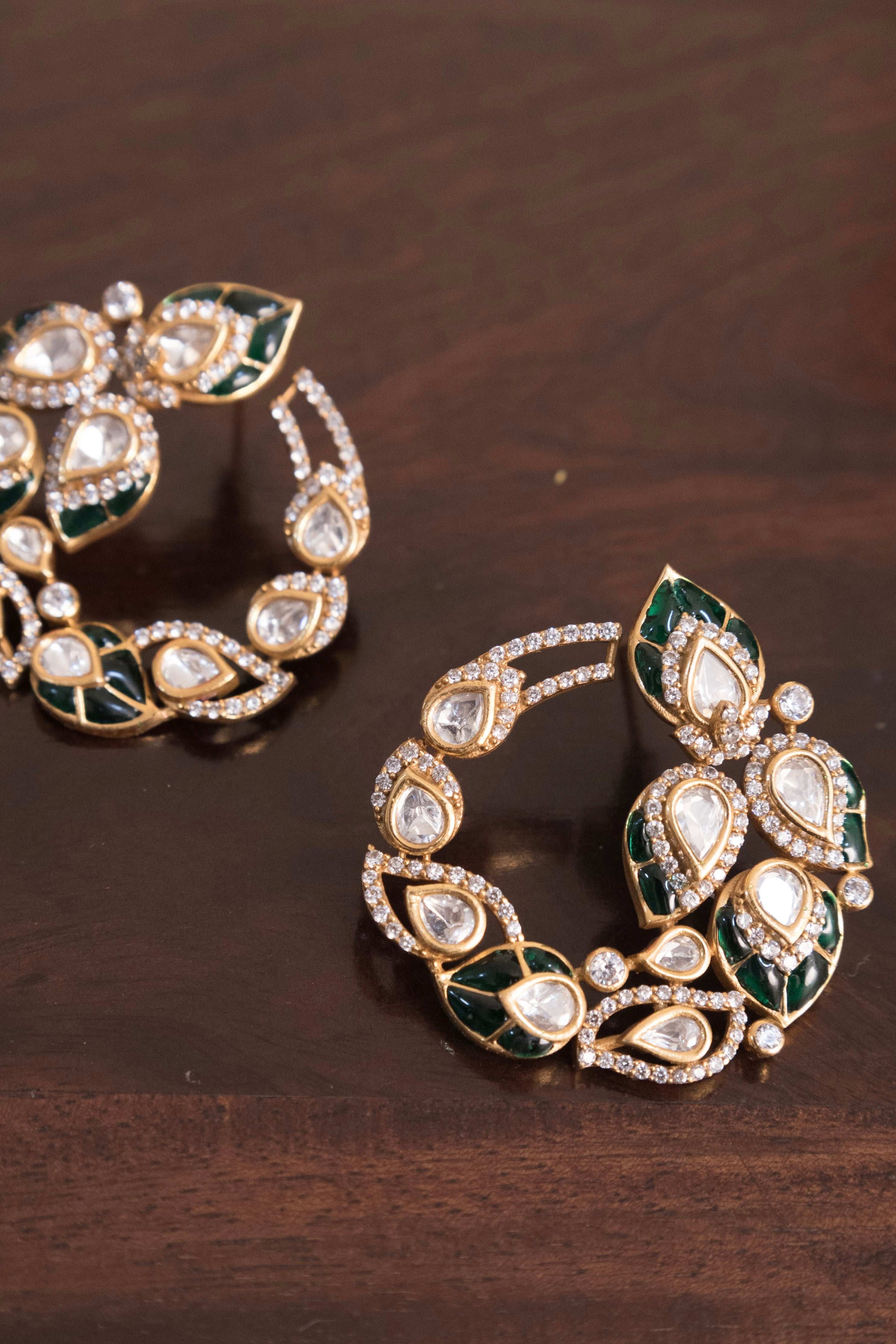 Meera Radiant Petal Hoops