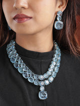 Regalia Statement Double Layered Necklace Set