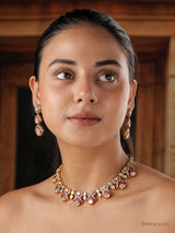 Antique Kundan Polki Necklace Set
