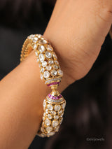Royal Moissanite Polki Kada