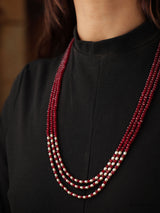 The Gulnaar Pearl Layered Mala