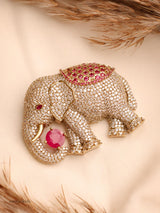 Regal Elephant Brooch – Symbol of Strength & Elegance