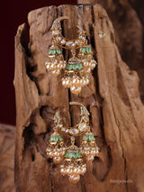 Moissanite Polki Statement Jhumka