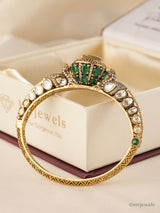 Moissanite Peacock Kada