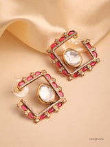 Exquisite Designer Polki Earrings  Studs