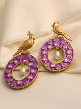 Chandrika Bird Charm Earrings