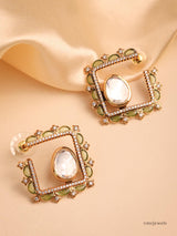 Exquisite Designer Polki Earrings  Studs