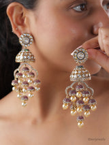 The Mehr Jhumka Chandbali Earrings