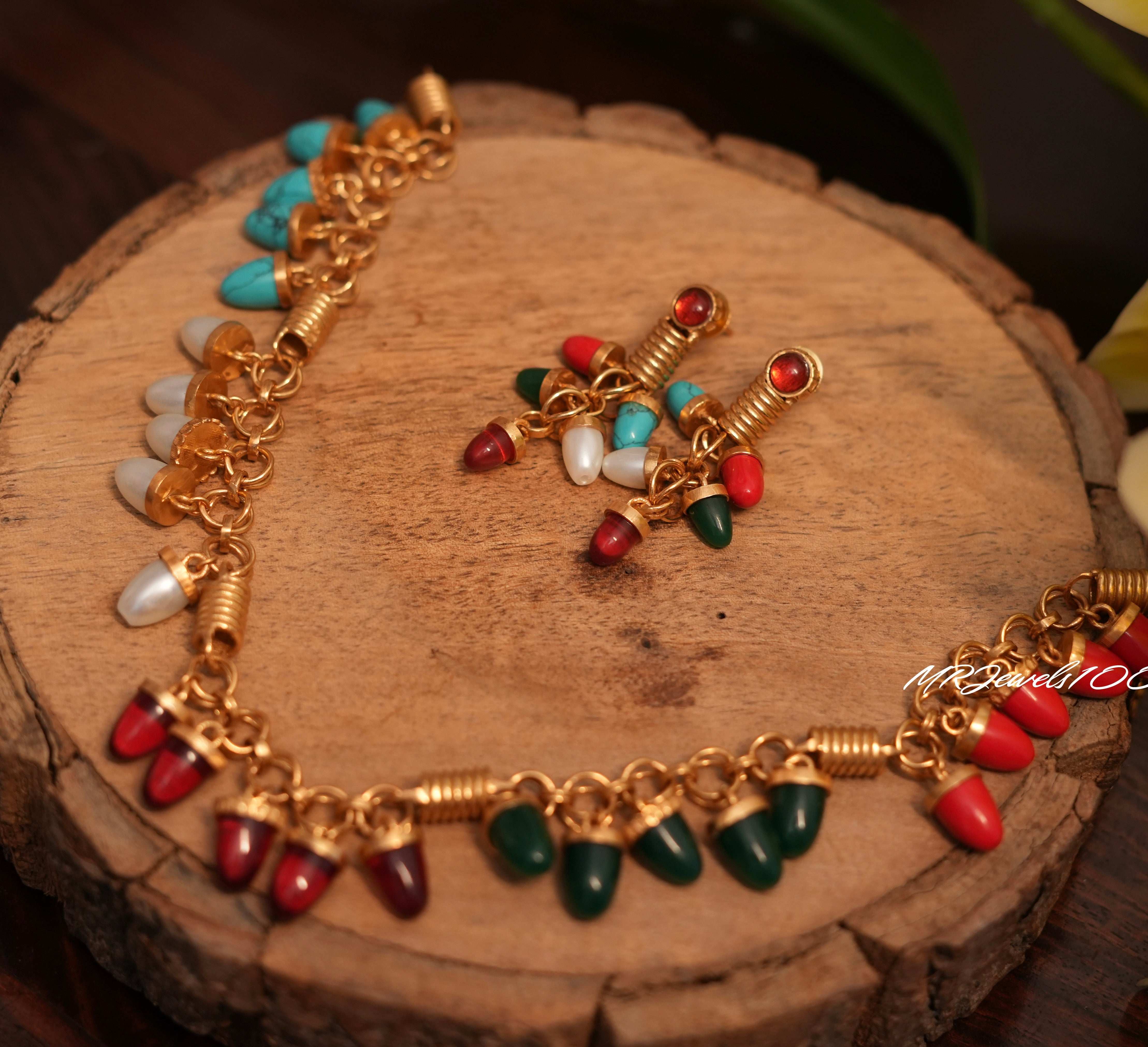 Aarvika Royale – Bold Matte Finish Statement Jewelry
