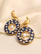 Chandrika Bird Charm Earrings