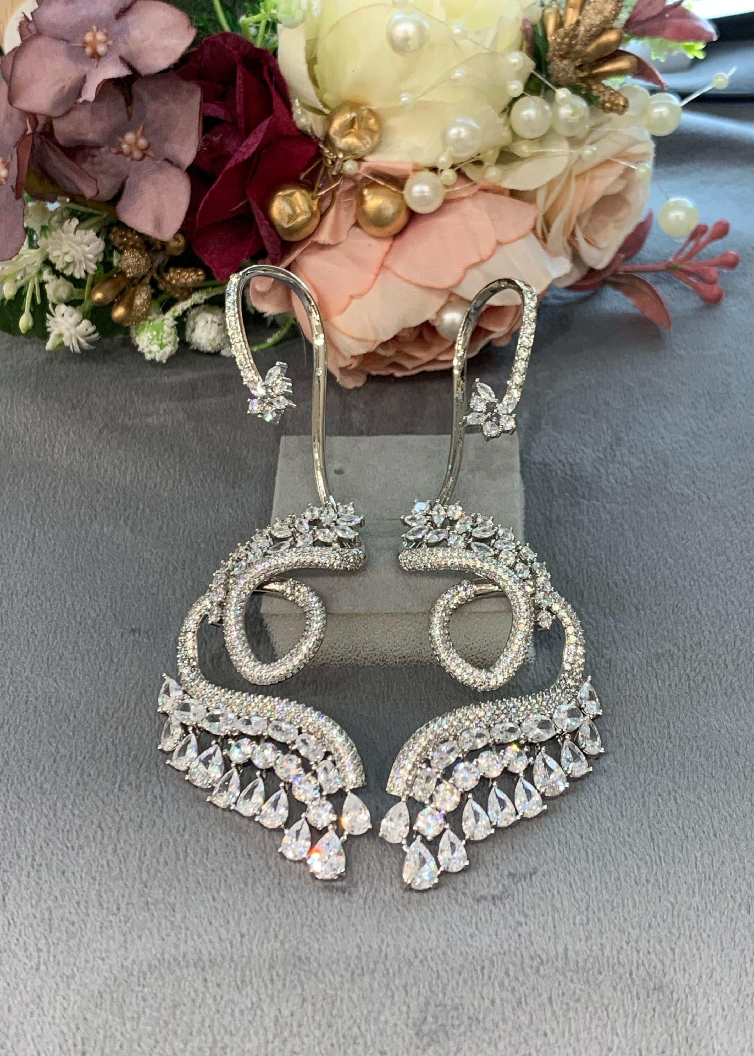 Designer Lux Statement Earrings-Limited Pcs