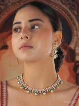 Antique Kundan Polki Necklace Set
