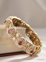 Royal Kundan Pearl Bangle