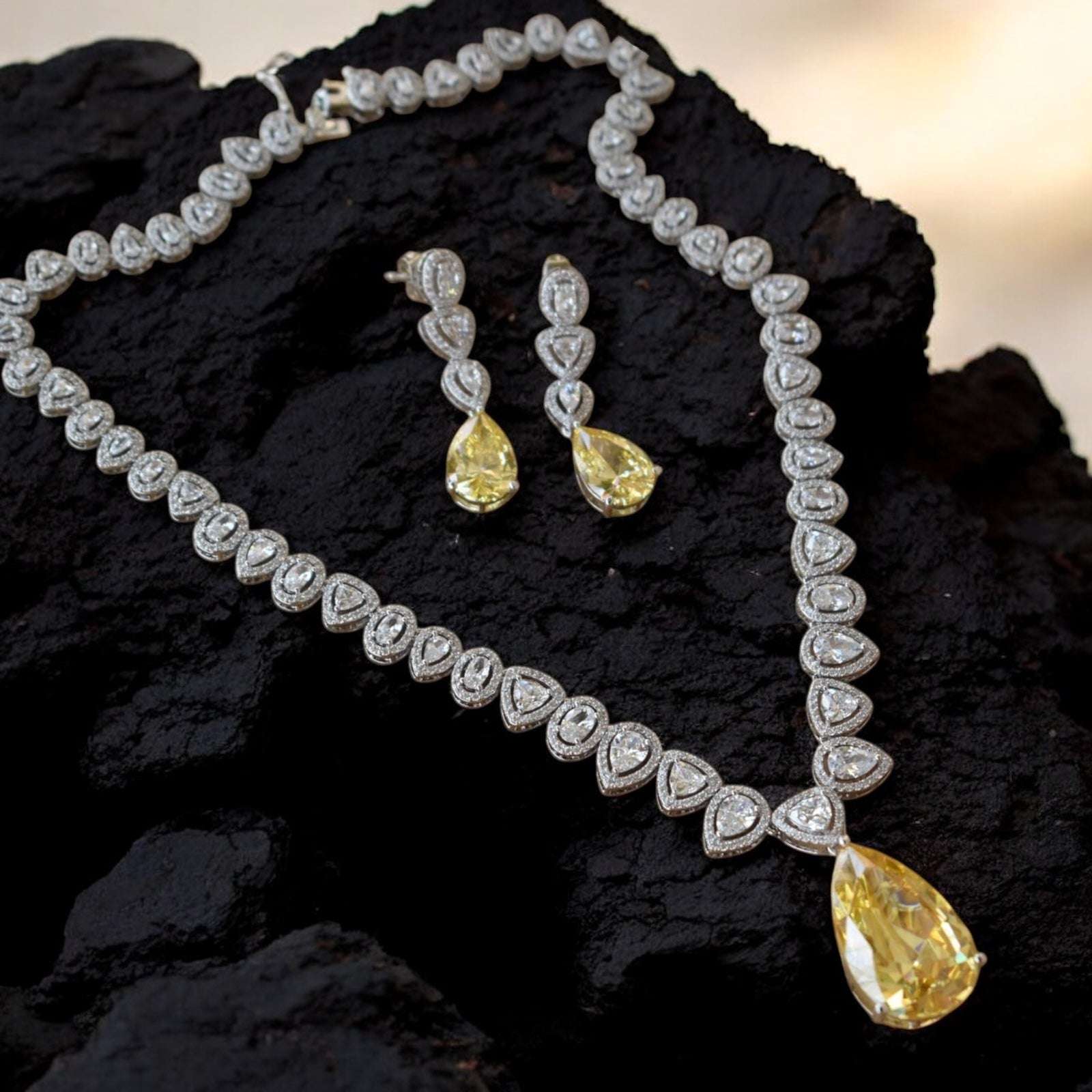 Seraphina Luxe Yellow Diamond Set