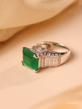 Royal Emerald & Ruby Statement Ring