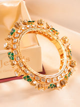 Moissanite Designer Peacock Kada