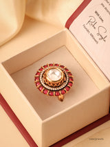 Alia Polki Ring Adjustable Size