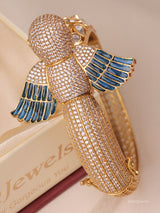 Arinya Statement Bird Kundan Bangle