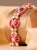 Polki Tennis Bracelet-18cm